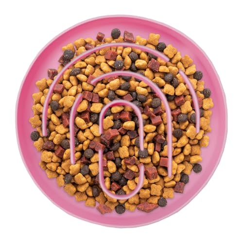 Langsamer Futterspender für Katzen, Trockenfutter, langsamer Futternapf, kleine Rassen, Futterhalter, gesunde Ernährung für Wohnzimmer, Schlafzimmer, Würfelfleisch, Jerky Langsamer Futterspender für Katzen, Trockenfutter, langsamer Futternapf, kleine Rassen, Futterhalter, gesunde Ernährung für Wohnzimmer, Schlafzimmer, Würfelfleisch, Jerky von Ghjkldha