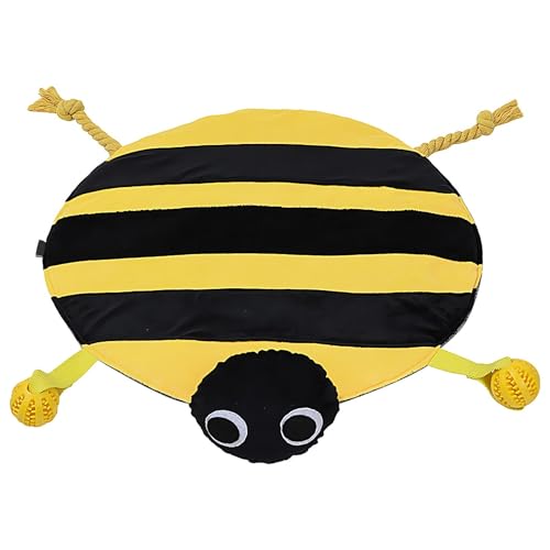 Leckerli-Matte für Haustiere, buntes Hasen-Schnüffeln, Gewicht 320 g, interaktiver langsamer Futterspender mit auslaufendem Ball, Zugseil, ideales und geistiges Stimulationsmaterial, Polyester von Ghjkldha