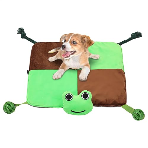 Leckerlimatte, Welpenmatte für langsames Füttern, interaktive Futtermatte, Futterspender Teppich Hunde, (Polyester, Baumwolle, Gummi) Hundetraining und Stressabbau Fußmatte für Hunde von Ghjkldha