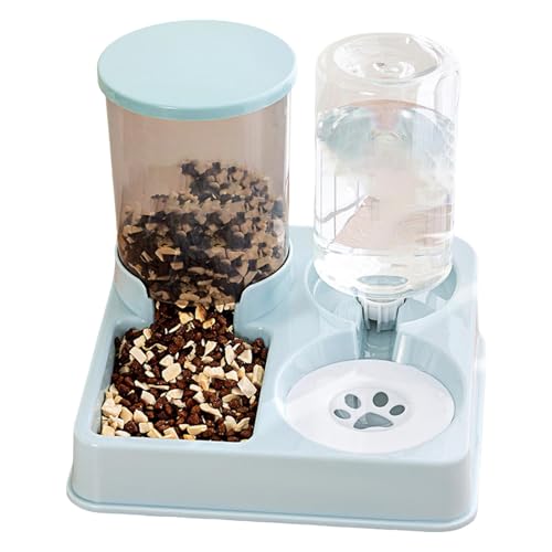 Pet Food and Water Dispenser | Cat and Dog Food Dispenser | Automatic Water Feeder Bowl | Detachable Pet Feeding System for Convenient Meal Management | Great for Home Use with User-Friendly Features Pet Food and Water Dispenser | Cat and Dog Food Dispenser | Automatic Water Feeder Bowl | Detachable Pet Feeding System for Convenient Meal Management | Great for Home Use with User-Friendly Features von Ghjkldha
