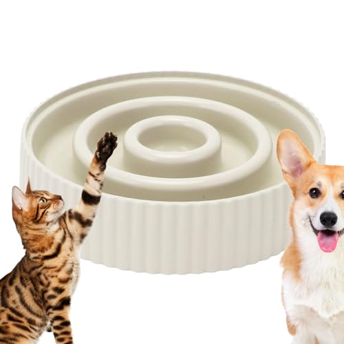 Pet Slow Feeding Puzzle Bowl | Interaktive Bloat Stop Bowl | Slow Food Bowl für Hunde und Katzen, verhindert Ersticken und fördert gesunde Essgewohnheiten, langlebiges Pet Slow Feeding Puzzle Bowl | Interaktive Bloat Stop Bowl | Slow Food Bowl für Hunde und Katzen, verhindert Ersticken und fördert gesunde Essgewohnheiten, langlebiges von Ghjkldha