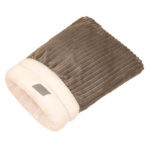 Plüsch-Katzen-Kuschelsack, bequemer Katzenschlafsack, 360-Grad-Wickel-Katzenbett, weiche Katzenhöhle, Katzenschlafsack, Indoor-Katzen-Plüsch, 360-Grad-Wickel-Katzenhöhlenbett für Indoor-Katzen von Ghjkldha