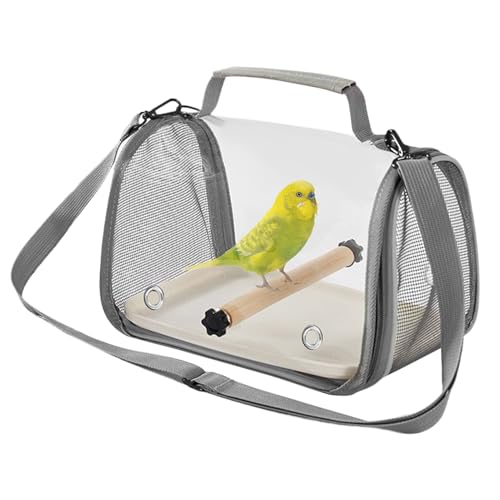 Reisekäfig Für Vögel | Kompakter Vogel Transportkäfig | Leichte Faltbare Transportbox Aufbewahrung,Für Fink Kanarienvogel Nymphensittich von Ghjkldha