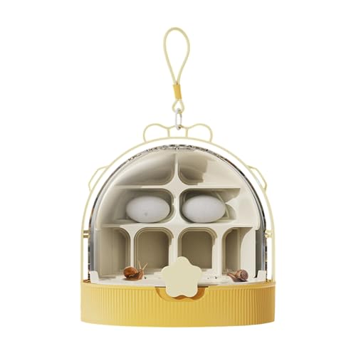 Silkworm Box, Clear Ventilated Silkworm Keeper, 7.48 Inches Escape Proof Habitat, Educational Reptile Container for Backyard, Projects Classroom, Pink, Yellow, Purple Silkworm Box, Clear Ventilated Silkworm Keeper, 7.48 Inches Escape Proof Habitat, Educational Reptile Container for Backyard, Projects Classroom, Pink, Yellow, Purple von Ghjkldha