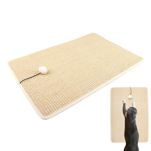 Sisalmatte für Katzen, Wandmontage Klebe Katzenkratzmatte, Katzenkratzteppich Sisal Kratzmatte für Wand, Möbel, Teppichschutz Sisalmatte für Katzen, Wandmontage Klebe Katzenkratzmatte, Katzenkratzteppich Sisal Kratzmatte für Wand, Möbel, Teppichschutz von Ghjkldha