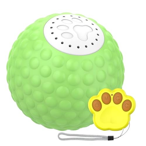 Spielzeugball-Sound, klingender Spielzeugball, unzerstörbares Hundespielzeug, Soundeffekte, quietschend, interaktiver Gummiball, langlebig, eingebauter Geräusch, kaubar, vibrierend, interaktiv von Ghjkldha