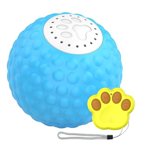 Spielzeugball-Sound, klingender Spielzeugball, unzerstörbares Hundespielzeug, Soundeffekte, quietschend, interaktiver Gummiball, langlebig, eingebauter Geräusch, kaubar, vibrierend, interaktiv von Ghjkldha