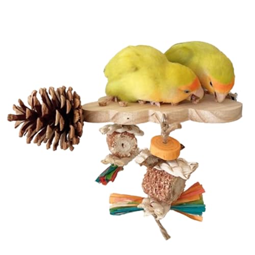 Vogel-Kauspielzeug, Papageien-Kauspielzeug, Papageien-Kauspielzeug, essbares Kauspielzeug für Papageien, natürliches Futterspielzeug, interaktives Vogel-Kaustäbchen, Vogelsitz-Ständer, Spielzeug, Vogel-Kauspielzeug, Papageien-Kauspielzeug, Papageien-Kauspielzeug, essbares Kauspielzeug für Papageien, natürliches Futterspielzeug, interaktives Vogel-Kaustäbchen, Vogelsitz-Ständer, Spielzeug, von Ghjkldha