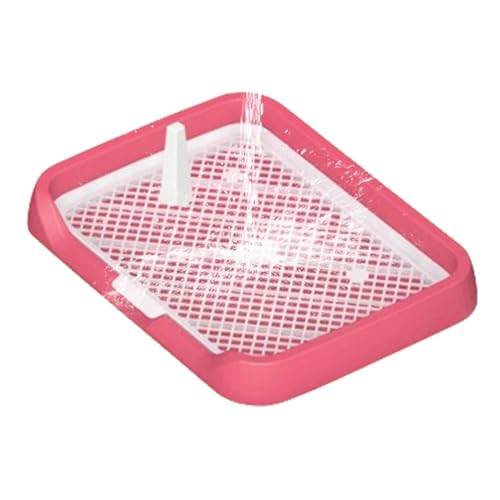 Welpentrainingstöpfchen, Haustier-Töpfchen, Haustier-WC, Urinierpad-Halter, Hunde-Pad-Tablett, Netzgitter, flaches Töpfchen-Tablett für Hunde, einfache Reinigung, abnehmbare Säule, Welpentrainingstöpfchen, Haustier-Töpfchen, Haustier-WC, Urinierpad-Halter, Hunde-Pad-Tablett, Netzgitter, flaches Töpfchen-Tablett für Hunde, einfache Reinigung, abnehmbare Säule, von Ghjkldha