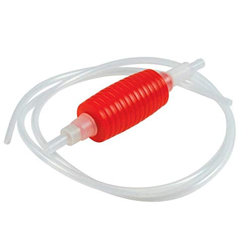 Ghulumn 2 Meter Rot Siphon Rohr Hand Kraftstoff Pumpe Benzin Siphon ÖL Wasser Kraftstoff Siphon Pumpe für Wasser Benzin FlüSsigkeit Haus GebräU von Ghulumn