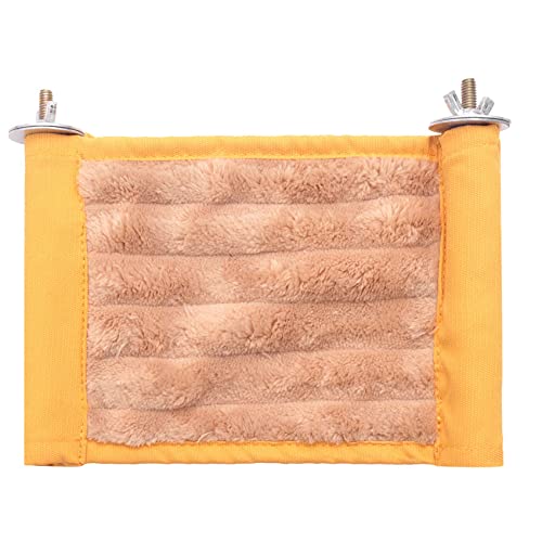 Ghulumn Vogelnest Winter Warm Papageienbett Hängematte Zelt Spielzeug Sitzstange Ständer für Papageien Wellensittiche Sittiche von Ghulumn