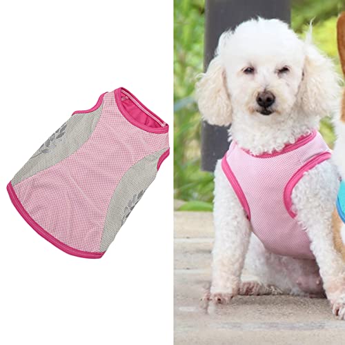 Cool Pet Tank Top mit Reflektierendem Muster, Hundekleidung, Atmungsaktiver Polyestermantel für Pommerianische Corgi, Sommer, Sommer (2XL) von Ghzste