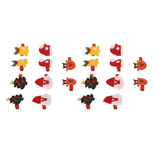 Ghzste 20 Stück Weihnachtshaarspange Haustiere, Handgefertigt, Exquisit, Hübsch, süß, Haarnadeln Haustiere, Katzen, Kätzchen, Hunde, Welpen, Kleine Mädchen von Ghzste