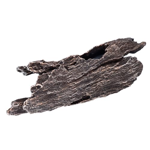 Ghzste Hohle Rinde Dekor Rinde Aquarium Dekoration Versteck Harz Hohlstamm Versteck Aquarium Ornament Reptilien Schlangen Eidechsen Schildkröten von Ghzste