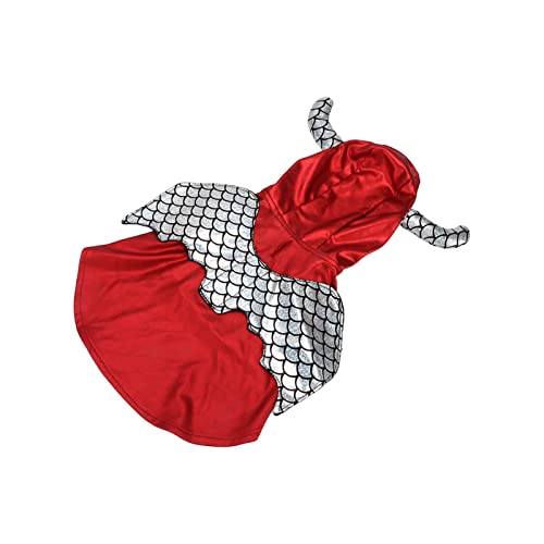 Ghzste Weihnachten Halloween Cosplay Hundekostüm, Weiche, Atmungsaktive Welpenkleidung für Haustiervorräte, Exquisites, Farbenfrohes Design, Geeignet für Partys Hochzeiten Geburtstage (L) von Ghzste