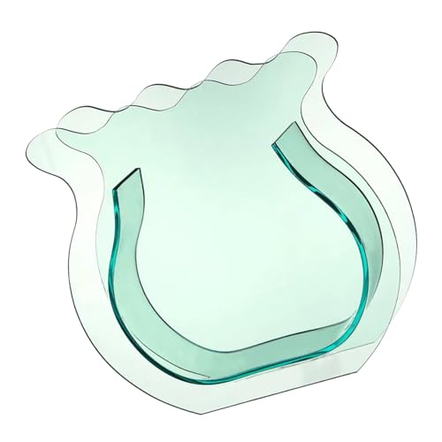 Nette Kleine Blumenfischvase, Verdickte, Transparente Acryl-, Moderne, Wohnzimmer-Schlafzimmer-Bürodekoration. Tolle Freunde und Familie, 8,3 X 8,7 X 2,4 Zoll, 10,6oz von Ghzste