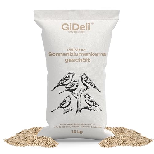 GiDeli Vogel Futter sonnenblumenkerne geschält 15 kg naturfarbe vogelfütterung außenbereich GiDeli Vogel Futter sonnenblumenkerne geschält 15 kg naturfarbe vogelfütterung außenbereich von GiDeli