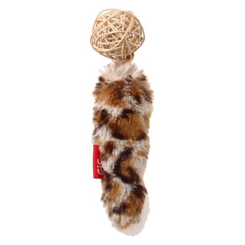 GiGwi, Hochet en Bois naturall mit weichem Plüsch für Kinder und Chats, leicht und leicht zu reinigen, ideal für Interaktion, einzigartige Größe, natürliche Farbe GiGwi, Hochet en Bois naturall mit weichem Plüsch für Kinder und Chats, leicht und leicht zu reinigen, ideal für Interaktion, einzigartige Größe, natürliche Farbe von GiGwi