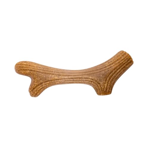 GiGwi, Kauspielzeug aus Naturholz für Hunde, Design Antler, stimuliert den Jagdinstinkt, fördert die Zahnhygiene, Maße: 29,1 x 6,5 x 36,9 cm, natürliche Farbe, Modell Wooden Antler GiGwi, Kauspielzeug aus Naturholz für Hunde, Design Antler, stimuliert den Jagdinstinkt, fördert die Zahnhygiene, Maße: 29,1 x 6,5 x 36,9 cm, natürliche Farbe, Modell Wooden Antler von GiGwi