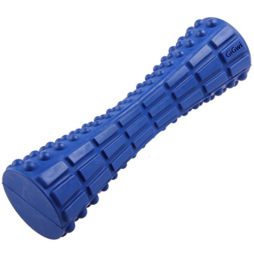 GiGwi 6189 Robustes Hundespielzeug Johnny Stick aus Hartgummi, Kauspielzeug / Apportierspielzeug, blau von GiGwi