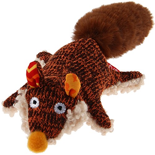 GiGwi 6234 Hundespielzeug Plush Friendz Fuchs mit Quietscher und Plüschschwanz, für kleine Hunde von GiGwi