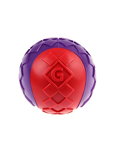 GiGwi Ball Quietscher 1 Stück klein 6193, rot/violett GiGwi Ball Quietscher 1 Stück klein 6193, rot/violett von GiGwi