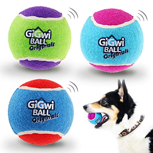 GiGwi Tennisbälle Hundespielzeug für Kleine Hunde 3 Stücke von GiGwi