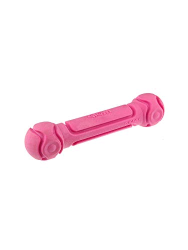 GiGwi Foamer Hundespielzeug aus Gummi, weich, schwimmend, langlebig, TPR, aktives Apportierspielzeug, Rosa von GiGwi