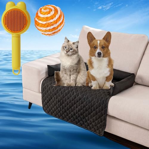 Gienslru Pelzbarn KüHlendes Hundebett, Pelsbarn KüHlendes Sofabett, Pelsbarn Cooling Mat, KüHlender Autositz füR Hunde, KüHlbetten füR Hunde, KüHlende Decke Hund (Schwarz, 70×70cm) von Gienslru
