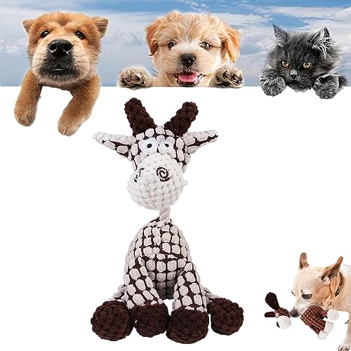 Gienslru Robustplush - Immortal Squeaker Plush Toy for Aggressive Chewers, Antarcking Indestructible Dog Toy, Durable Stuffed Animal Plush Chew Toys with Squeakers (1pcs-C) von Gienslru