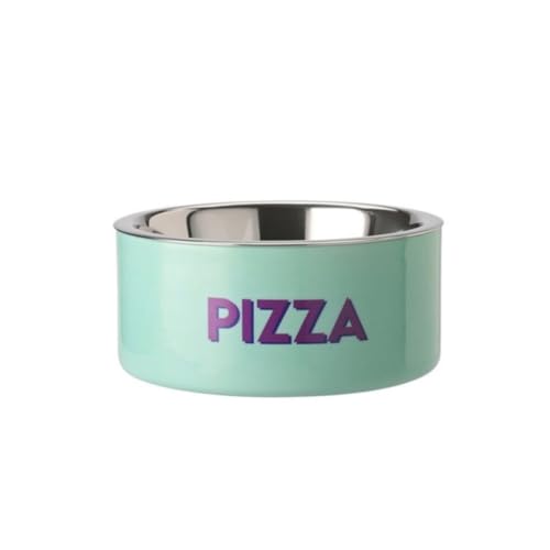 Gift Company Love Pets, Futternapf, M, Motiv: Pizza, Mint, 20x9x20cm Gift Company Love Pets, Futternapf, M, Motiv: Pizza, Mint, 20x9x20cm von Gift Company