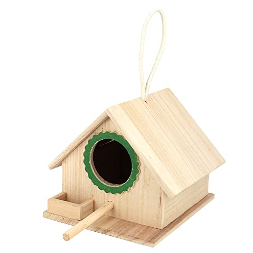 Gigicial Kleines Vogelhaus Für Kolibris, Vogelhäuschen Für Draußen, Nistkasten-Vogelhaus Für Die Wildvogelbeobachtung Im Freien(Grün) von Gigicial