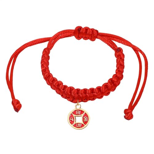 Gihioue Haustierhalsband Katze, Modisches Haustier, Neujahr, Verstellbare Halskette, Rotes Seil, Chinesischer Traditioneller Lucky Bless Handgestrickter Katzenschal Gihioue Haustierhalsband Katze, Modisches Haustier, Neujahr, Verstellbare Halskette, Rotes Seil, Chinesischer Traditioneller Lucky Bless Handgestrickter Katzenschal von Gihioue