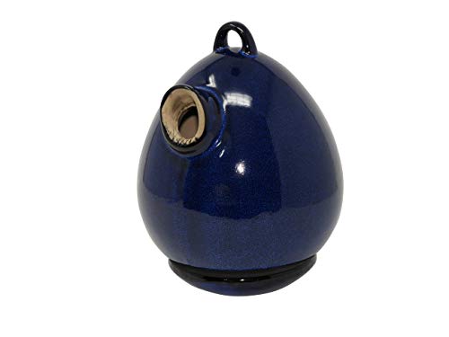 hochwertiges Design Keramik Vogelhaus - Nistkasten - Egg Marine von Gilitzer