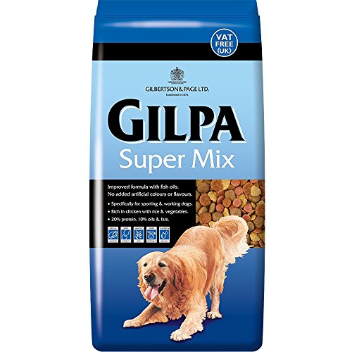 Gilpa Hundefutter Trocken Trockenfutter 15 kg Hundetrockenfutter Geflügel Futter Für Ausgewachsene Hunde Aller Rassen Supermix von Gilpa