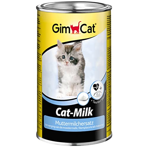 GimCat Cat-Milk Muttermilchersatz - Vitaminreiche Katzenmilch mit Taurin und Calcium - 1 Dose (1 x 200 g) von GimCat