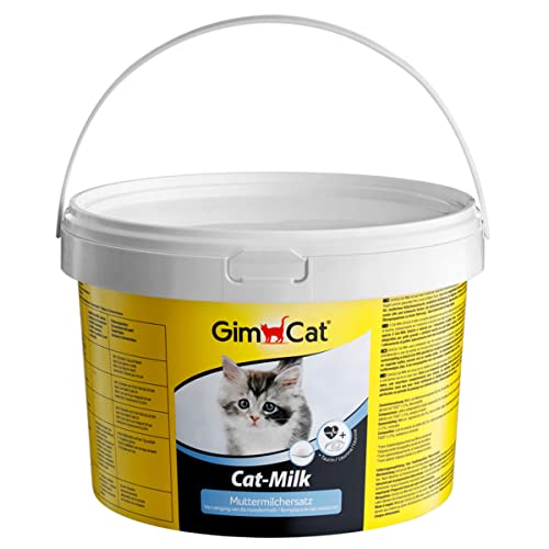 GimCat Cat-Milk Muttermilchersatz - Vitaminreiche Katzenmilch mit Taurin und Calcium - 1 Eimer (1 x 2 kg) von GimCat