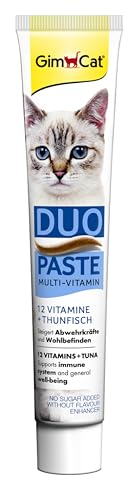 GimCat Duo Paste Multi-Vitamin und Thunfisch - Wertvolle Vitamine steigern Abwehrkräfte und Wohlbefinden - 1 Tube (1 x 50 g) von GimCat