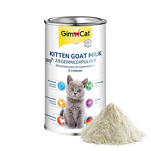 GimCat Kitten Goat Milk - Ziegenmilchpulver als Alleinfutter für Katzenbabys bis zum 3. Monat - 1 Dose (1 x 200 g) von GimCat