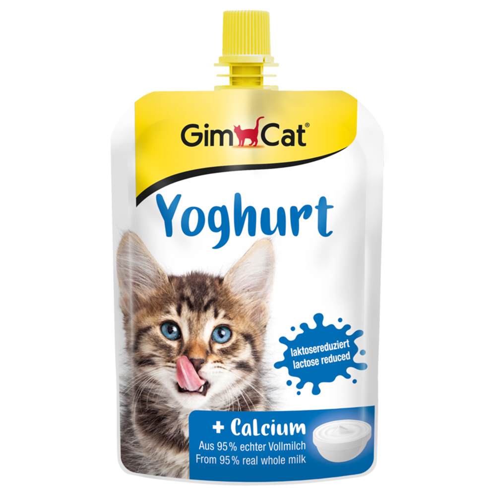 GimCat Snack Sparpaket - Yoghurt für Katzen (6 x 150 g) von Gimcat