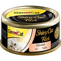 Sparpaket GimCat ShinyCat Filet 12 x 70 g - Hühnchen von Gimcat