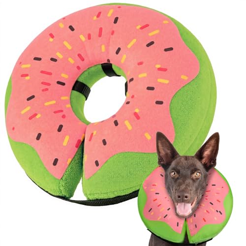 Aufblasbarer Hundekegel - Donut Red L von Gimars