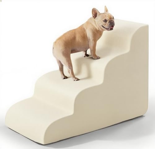 Gimars 4-stufige Hundetreppe beige Gimars 4-stufige Hundetreppe beige von Gimars
