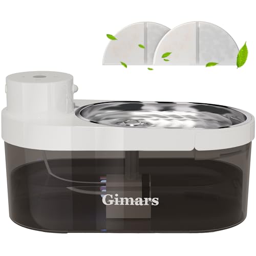 Gimars 4L UltraLeiser BPA-frei Katzenbrunnen Kabellos mit Bewegungsmelder, 5000mAh Akku, Trinkbrunnen für Katze Kabellos, Wasserbrunnen für Katzen mit Sensor, Katzentrinkbrunnen ohne Kabe Gimars 4L UltraLeiser BPA-frei Katzenbrunnen Kabellos mit Bewegungsmelder, 5000mAh Akku, Trinkbrunnen für Katze Kabellos, Wasserbrunnen für Katzen mit Sensor, Katzentrinkbrunnen ohne Kabe von Gimars