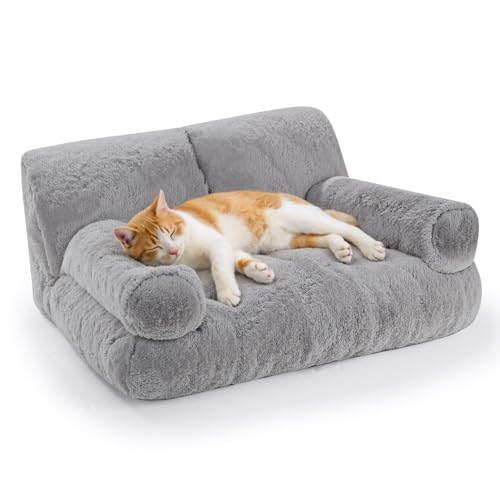 Gimars Große Katzen-Couch – 10 % mehr Füllung, Orthopädisches, Flauschiges, Waschbares Katzenbett mit Rand, abnehmbarem Bezug & Rutschfester Unterseite Gimars Große Katzen-Couch – 10 % mehr Füllung, Orthopädisches, Flauschiges, Waschbares Katzenbett mit Rand, abnehmbarem Bezug & Rutschfester Unterseite von Gimars