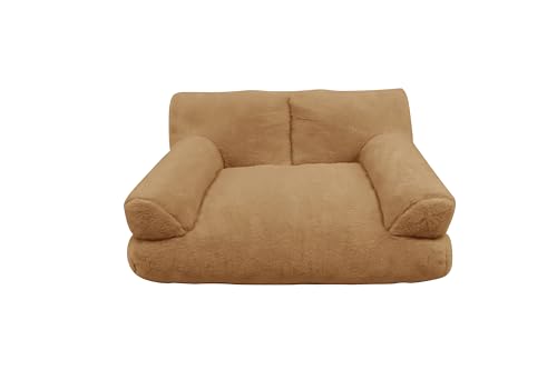 Gimars Große Katzen-Couch – 10 % mehr Füllung, Orthopädisches, Flauschiges, Waschbares Katzenbett mit Rand, abnehmbarem Bezug & Rutschfester Unterseite Gimars Große Katzen-Couch – 10 % mehr Füllung, Orthopädisches, Flauschiges, Waschbares Katzenbett mit Rand, abnehmbarem Bezug & Rutschfester Unterseite von Gimars