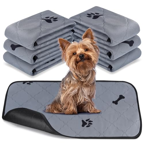Gimars 6 Stück Welpenunterlagen Waschbar für Hunde 60 x 40 cm Wiederverwendbare Hundetrainingspads Schnell Absorbierend Puppy Pads für Hunde, Katzen, Meerschweinchen Gimars 6 Stück Welpenunterlagen Waschbar für Hunde 60 x 40 cm Wiederverwendbare Hundetrainingspads Schnell Absorbierend Puppy Pads für Hunde, Katzen, Meerschweinchen von Gimars