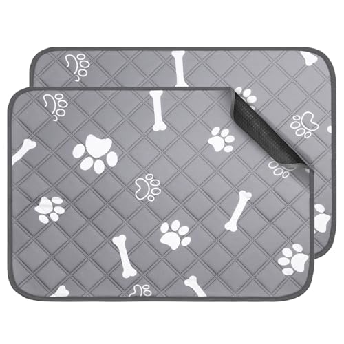 Gimars Waschbare Welpen-Unterlagen – Wiederverwendbare Hundetrainingspads, 2er Pack, 100×70cm, Super saugfähig & Auslaufsicher – Puppy Pads für Welpen, Alte, oder inkontinente Hunde Gimars Waschbare Welpen-Unterlagen – Wiederverwendbare Hundetrainingspads, 2er Pack, 100×70cm, Super saugfähig & Auslaufsicher – Puppy Pads für Welpen, Alte, oder inkontinente Hunde von Gimars