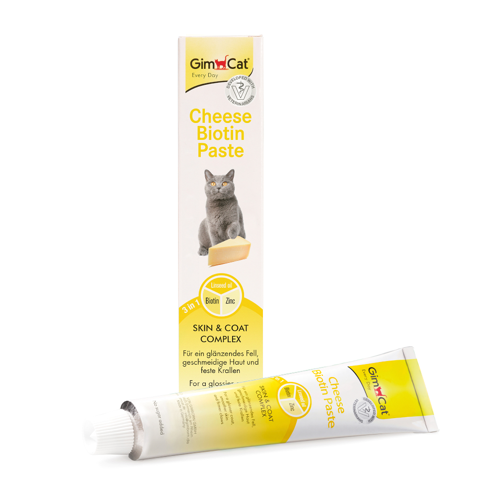 GimCat Cheese Biotin Paste - Sparpaket: 2 x 200 g von Gimcat