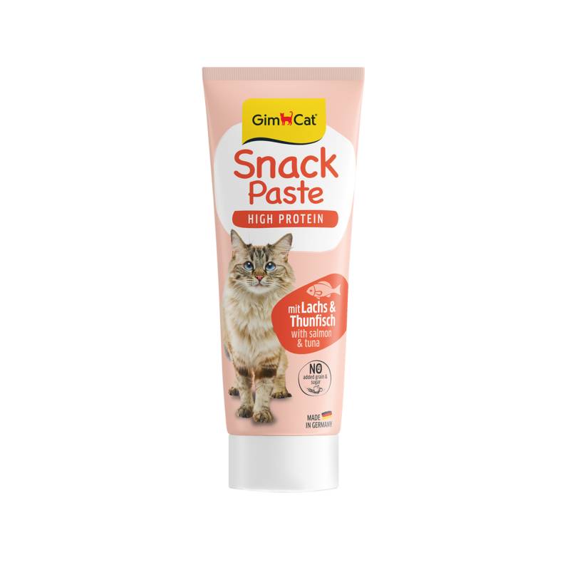GimCat High Protein Snackpaste 75 g - Lachs & Thunfisch GimCat High Protein Snackpaste 75 g - Lachs & Thunfisch von Gimcat